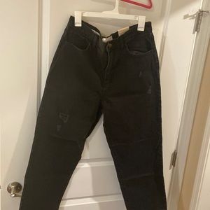 Universal Thread High Waist Straight Black Jeans